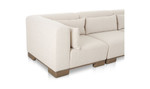 June Classic L-Shaped Modular Sectional Sofa - Oatmeal by Moe's Home Collection