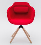Ultra Swivel Conference Chair w/ 4-Star Wood Base UFP9 by Mod-Envy Furnishings