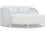 Kamari White Mist All-Weather Rope Daybed with Cloud Cushion by Azzurro Living