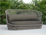 Palma Mocha All-Weather Rope Sofa with Midnight Cushion by Azzurro Living lifestyle