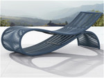 Wave Chaise Lounge - Deep Royal by Azzurro Living lifestyle