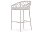 Amelia Sand Rope Bar Stool + Polar Cushion by Azzurro Living