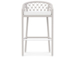 Amelia Sand Rope Bar Stool + Polar Cushion by Azzurro Living