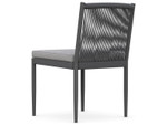 Catalina Rope Armless Dining Chair - Ash CAT-R07DA-CU by Azzurro Living