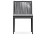 Catalina Rope Armless Dining Chair - Ash CAT-R07DA-CU by Azzurro Living