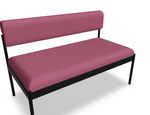 Nora Straight Office Bench w/ Backrest NOR102 by MDD Office Furniture