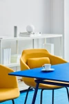 Ultra Chair w/ 4-Leg Metal Base - UFP16 (shown w/ back pillow) by MDD Office Furniture Lifestyle