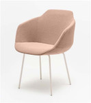 Ultra Chair w/ 4-Leg Meta Base - UFBP16 (without back pillow) by MDD Office Furniture