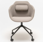 Ultra Conference Chair w/ Aluminum Base + Castors - UFP19K by MDD Office Furniture