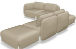 Linka Corner 6-Seater Sofa - LKS08L by MDD Office Furniture