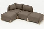 Linka 4-Seater Sofa Group 1 by MDD Office Furniture