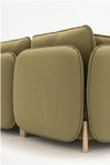 Linka 4-Seater Sofa Group 2 by MDD Office Furniture