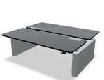 Ogi Drive 70"Twin Motor Sit-Stand Office Bench Desk w/ Felt Panels by BODF718 by MDD Office Furniture