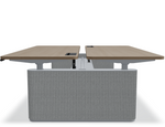 Ogi Drive 70"Twin Motor Sit-Stand Office Bench Desk w/ Felt Panels by BODF718 by MDD Office Furniture