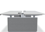 Ogi Drive 55"Twin Motor Sit-Stand Office Bench Desk w/ Felt Panels by BODF714 by MDD Office Furniture