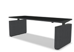 Ogi Drive 70" Electric Sit-Stand Office Bench Desk w/ Felt Panels by BODF58, BODF587 by MDD Office Furniture