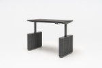 Ogi Drive Electric Sit-Stand Office Bench Desk w/ Felt Panels by MDD Office Furniture