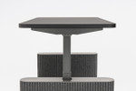 Ogi Drive Electric Sit-Stand Office Bench Desk w/ Felt Panels by MDD Office Furniture