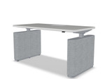 Ogi Drive 47" Electric Sit-Stand Office Bench Desk w/ Felt Panels - BODF52, BODF527 by MDD Office Furniture