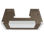 Tera 143" U-Shape Reception Desk - TRA30 by MDD Office Furniture