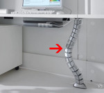 Optional S81L Vertical Cable Duct by MDD Office Furniture