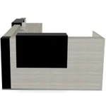 Tera 185" L-Shape Reception Desk w/ Right Counter Top (ADA Compliant) TRA45L by MDD Office Furniture