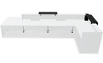 Tera 185" L-Shape Reception Desk w/ Left Counter Top (ADA Compliant) TRA45P by MDD Office Furniture