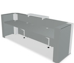 Tera 111" Straight Reception Desk TRA23 by MDD Office Furniture