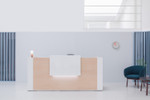 Tera 103" Straight Reception Desk - TRA22 by MDD Office Furniture