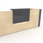 Tera 96" Straight Reception Desk - TRA21 by MDD Office Furniture