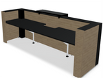 Tera 96" Straight Reception Desk - TRA21 by MDD Office Furniture