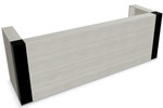 Tera 111" Straight Reception Desk TRA123 by MDD Office Furniture