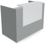 Tera 49" Straight Reception Desk TRA15 by MDD Office Furniture