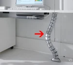 Optional S81L Vertical Cable Duct by MDD Office Furniture