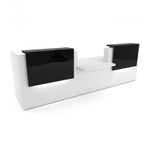 Tera 136" Straight Reception Desk w/ Countertop (ADA Compliant) TRA34 by MDD Office Furniture