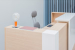 Tera 96" Straight Reception Desk - TRA21 by MDD Office Furniture