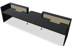 Tera 136" Straight Reception Desk w/ Countertop (ADA Compliant) TRA134 by MDD Office Furniture