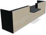 Tera 136" Straight Reception Desk w/ Countertop (ADA Compliant) TRA134 by MDD Office Furniture