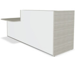 Tera 88" Straight Reception Desk w/ Right Countertop (ADA Compliant) TRA137L by MDD Office Furniture