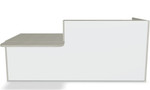 Tera 88" Straight Reception Desk w/ Right Countertop (ADA Compliant) TRA137L by MDD Office Furniture
