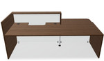Tera 96" Straight Reception Desk w/ Right Countertop (ADA Compliant) TRA138L