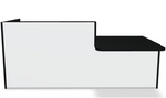 Tera 80" Straight Reception Desk w/ Left Countertop (ADA Compliant) TRA136P by MDD Office Furniture