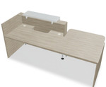 Tera 96" Straight Reception Desk w/ Right Countertop (ADA Compliant) TRA38L by MDD Office Furniture