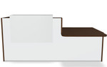Tera 80" Straight Reception Desk w/ Left Countertop (ADA Compliant) TRA36P by MDD Office Furniture
