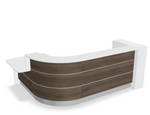 Valde 118" Corner Reception Desk w/ Right Countertop (ADA Compliant) LAV1571L by MDD Office Furniture