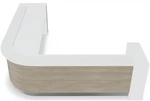 Valde 138" x 138" Corner Reception Desk - LAV154L by MDD Office Furniture