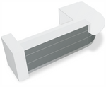 Valde 146" x 88" Corner Reception Desk w/ Left Countertop (ADA Compliant) - LAV130L by MDD Furniture