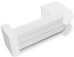 Valde 107" x 84" Corner Reception Desk w/ Left Countertop (ADA Compliant) - LAV126L by MDD Office Furniture