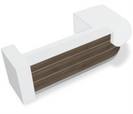 Valde 107" x 76" Corner Reception Desk w/ Left Countertop (ADA Compliant) - LAV1261L by MDD Office Furniture