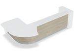 Valde 118" x 84" Corner Reception Desk w/ Right Countertop (ADA Compliant) - LAV127L by MDD Office Furniture